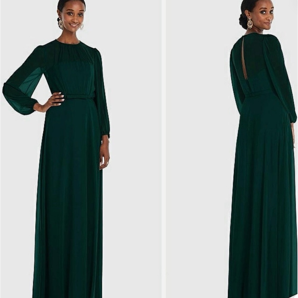 Elegant Green Maxi Dress